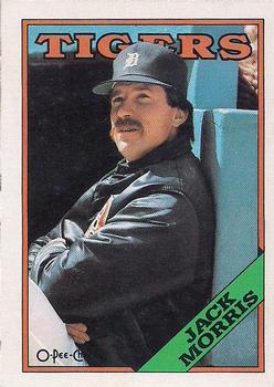 1988 O-Pee-Chee Baseball Cards 340     Jack Morris